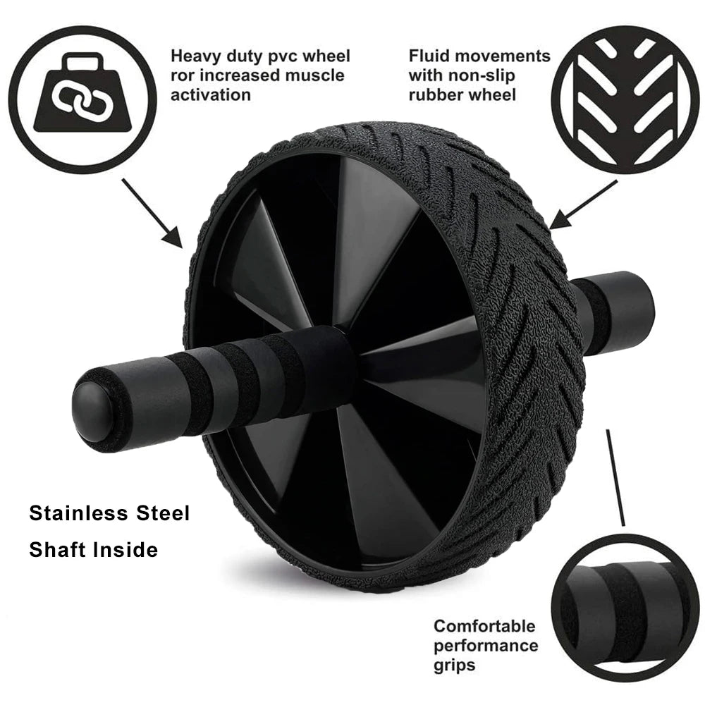 Transform Your Core with the Ultimate Ab Roller Wheel - Perfect for Strength Training and Home Workouts!