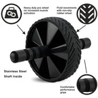 Transform Your Core with the Ultimate Ab Roller Wheel - Perfect for Strength Training and Home Workouts!