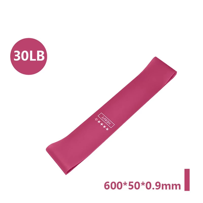 Elevate Your Fitness Routine with Portable Rubber Resistance Bands - Ideal for Yoga, Pilates, Crossfit, and More!