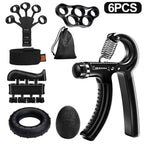 5-60Kg Adjustable Hand Grip Strength Strengthener Trainer Full Set with Counter Wrist Forearm and Hand Exerciser for Muscle