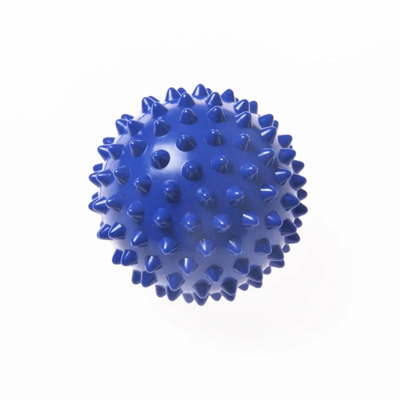 7Cm Fitness Physiotherapy PVC Ball Hard Spiked Massage Ball Relieve Plantar Fasciitis Portable Equipment Body Building Sports