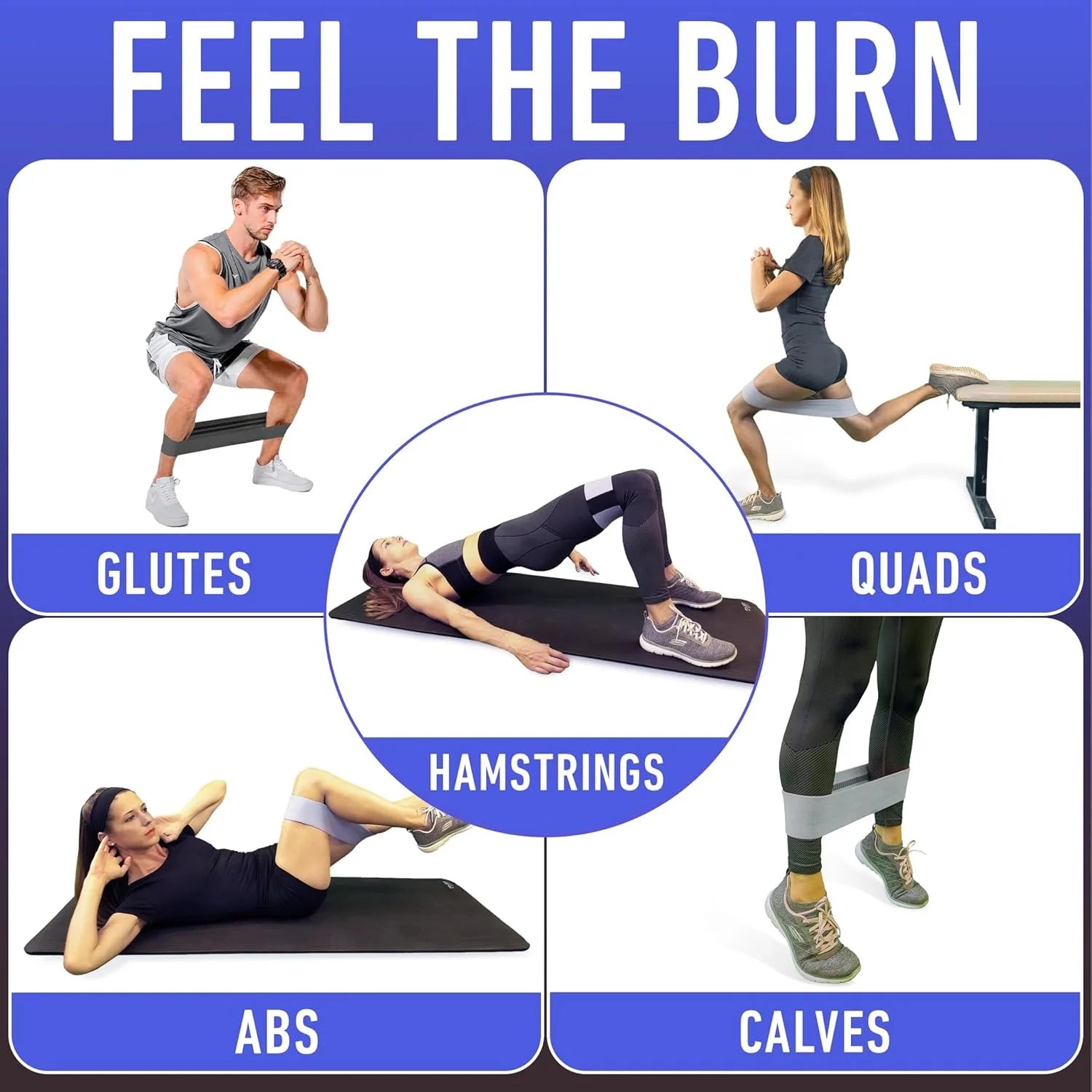 Elevate Your Workout with Our Premium Resistance Bands - Versatile Fabric Loop Bands for Ultimate Butt, Leg, and Thigh Training