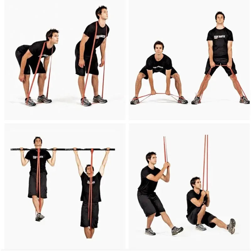 Professional Heavy Duty Resistance Band Set for Pilates, Fitness Training, and Body Shaping