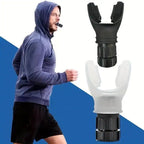 Silicone Breathing Fitness Exercise Equipment Portable Throat Adjustable Resistance Breathing Exercise Device