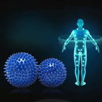 7Cm Fitness Physiotherapy PVC Ball Hard Spiked Massage Ball Relieve Plantar Fasciitis Portable Equipment Body Building Sports