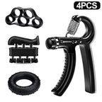 5-60Kg Adjustable Hand Grip Strength Strengthener Trainer Full Set with Counter Wrist Forearm and Hand Exerciser for Muscle