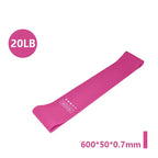 Elevate Your Fitness Routine with Portable Rubber Resistance Bands - Ideal for Yoga, Pilates, Crossfit, and More!