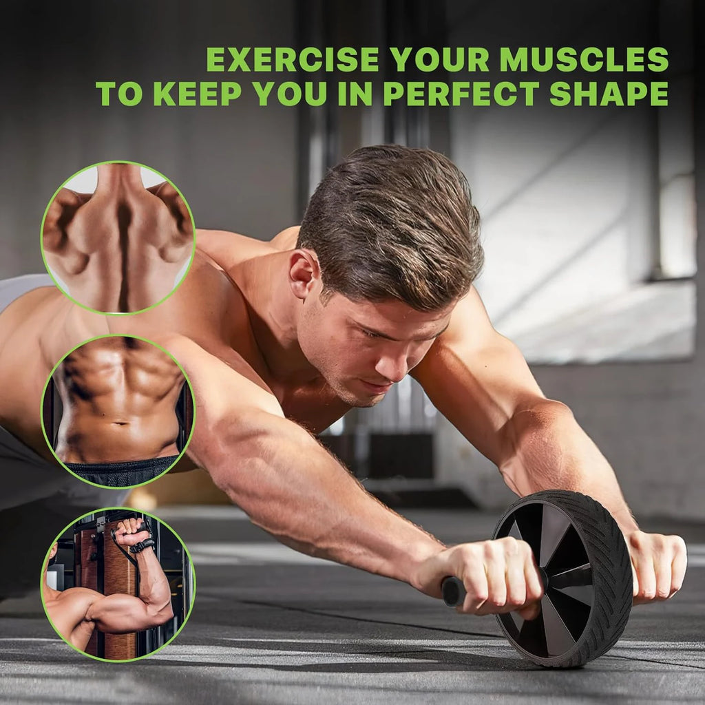 Transform Your Core with the Ultimate Ab Roller Wheel - Perfect for Strength Training and Home Workouts!